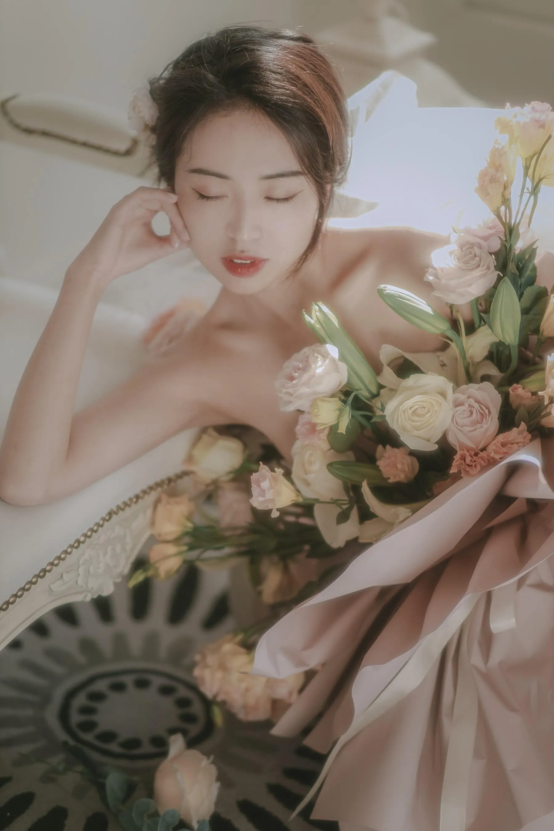 [艺图语] 2022.07.02 花与少女 小朱 [36P]插图8